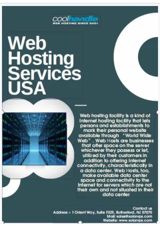 19-7-22 Web Hosting Service USA