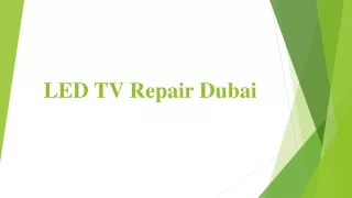 led tv repair dubai