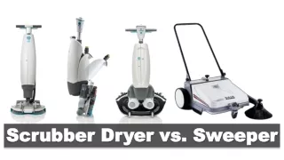 scrubber dryer vs sweeper