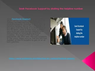 seek facebook support by dialling the helpline number
