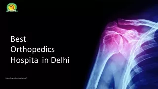 If you are searching for the best orthopedic hospital in Delhi - Mangalam Hospital