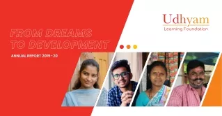 Annual - Report 2019-2020 | Udhyam Learning Foundation