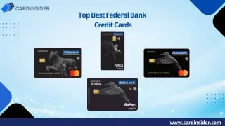top best federal bank credit cards