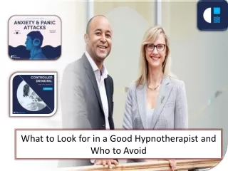 what to look for in a good hypnotherapist