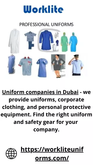 Uniform Companies in Dubai