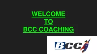 welcome to bcc coaching