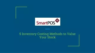 5 inventory costing methods to value your stock