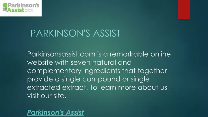 parkinson s assist