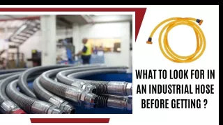Get The Perfect Industrial Hoses