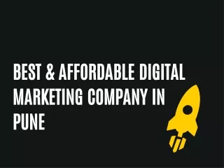 best affordable digital marketing company in pune