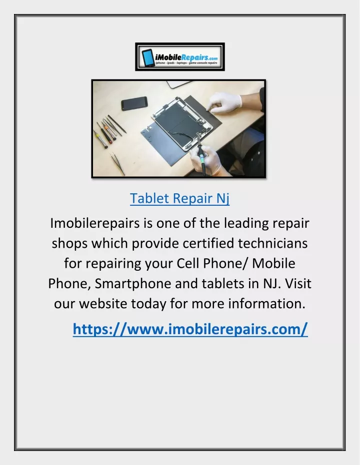 tablet repair nj