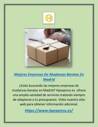 Mejores Empresas De Mudanzas Baratas En Madrid
