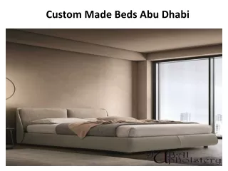 custom made beds abu dhabi