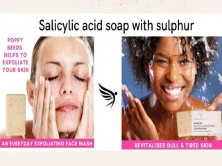 Salicylic acid soap with sulphur