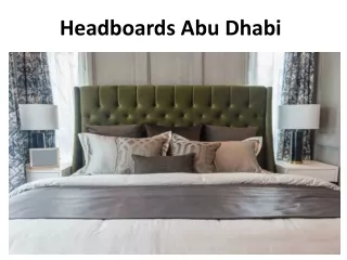Headboards Abu Dhabi