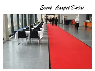 event carpet dubai