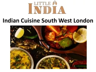 Indian Cuisine South West London