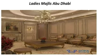 Ladies Majlis In Abu Dhabi