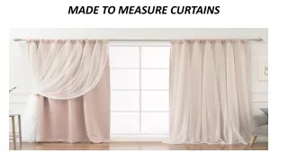 Made-To-Measure Curtains Abu Dhabi