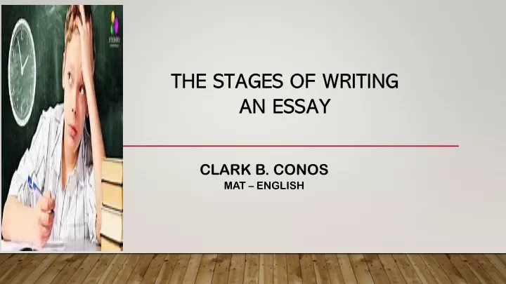 the stages of writing an essay
