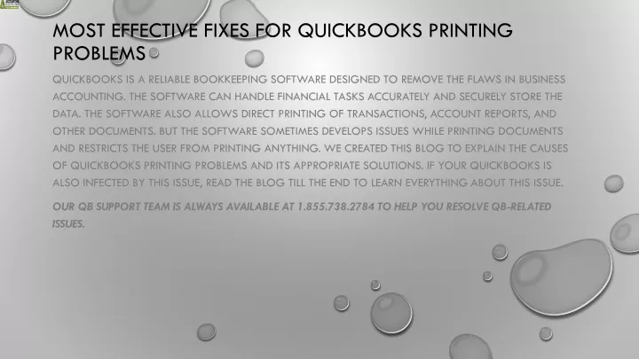 most effective fixes for quickbooks printing problems