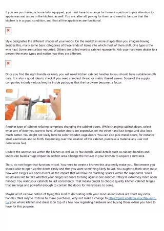 Choosing Ideal Kitchen Cabinet Hinges