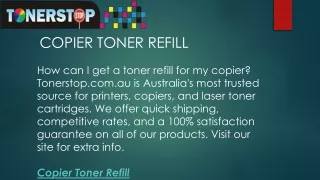 copier toner refill