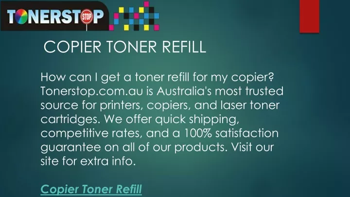 copier toner refill