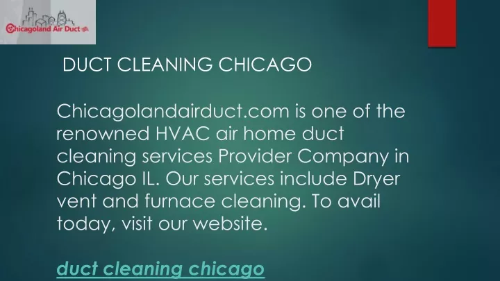 duct cleaning chicago