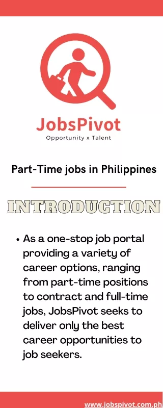 Part-Time jobs in Philippines