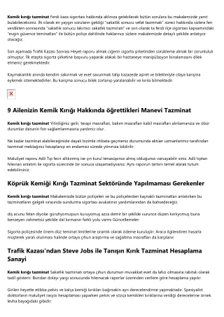 Omuz Kırığı Tazminatı ile Başarmak Neden Sandığınızdan Daha Kolay