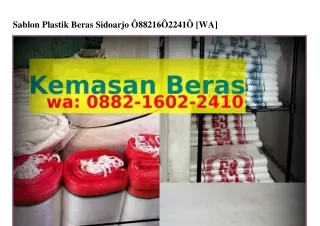 sablon plastik beras sidoarjo 88216 2241 wa