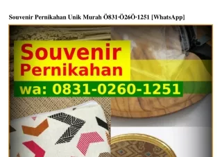 souvenir pernikahan unik murah 831 26 1251