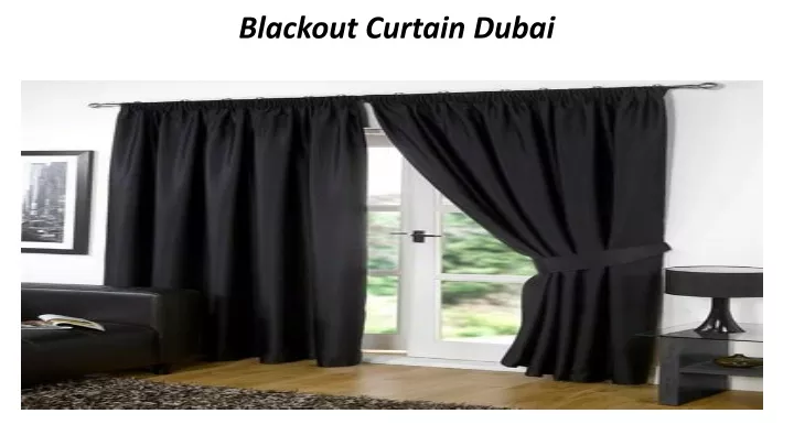 blackout curtain dubai