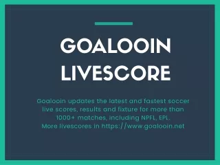 goalooin livescore