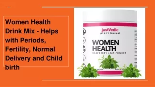 Women Fertility Drink Justvedic