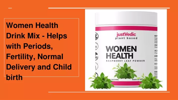 women health drink mix helps with periods fertility normal delivery and child birth