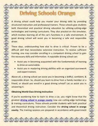 a driving school could help you master your