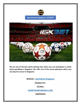 sportsbook singapore ez12bet