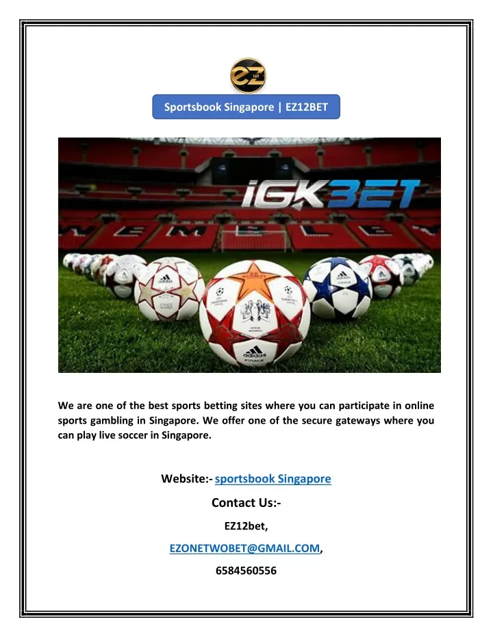 sportsbook singapore ez12bet