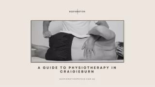 A Guide to Physiotherapy in Craigieburn