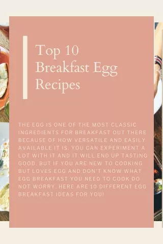 top 10 breakfast egg recipes
