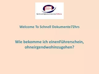 welcome to schnell dokumente72hrs