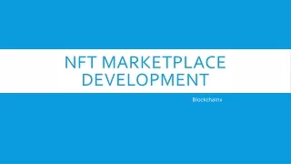 nft marketplace development