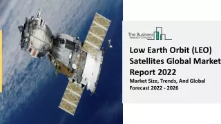 low earth orbit leo satellites global market
