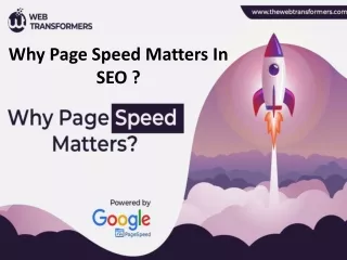 Why Page Speed Matters In SEO ?