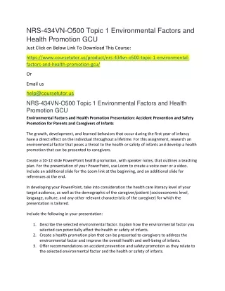 nrs 434vn o500 topic 1 environmental factors