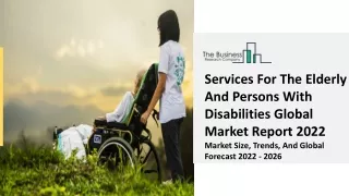 services for the elderly and persons with