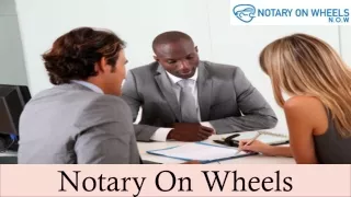 Reliable Notary Service in Phoenix AZ | Notary On Wheels