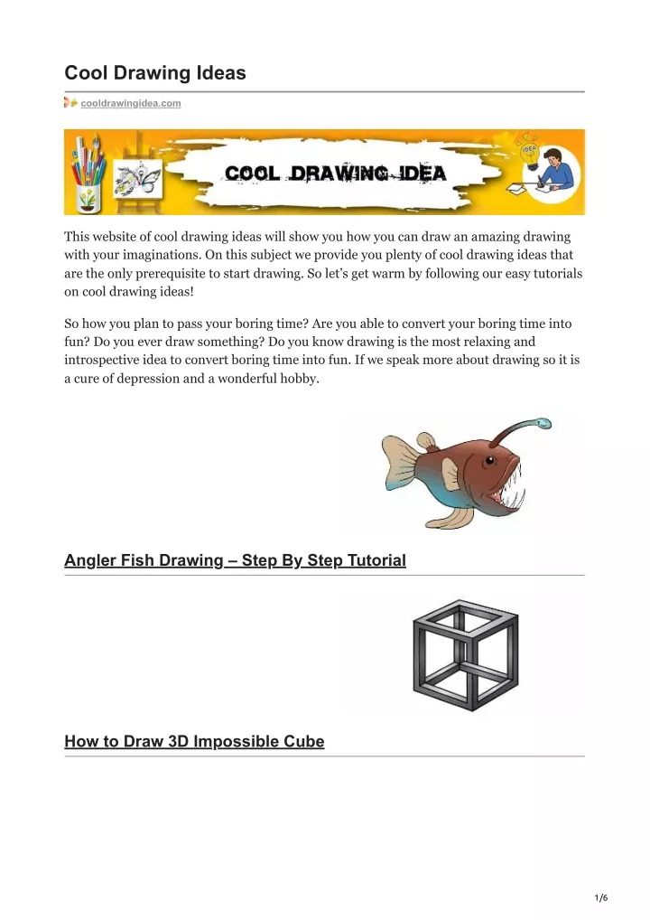 What Should I Draw - Cool Drawing Ideas - Nevue Fine Art Marketing
